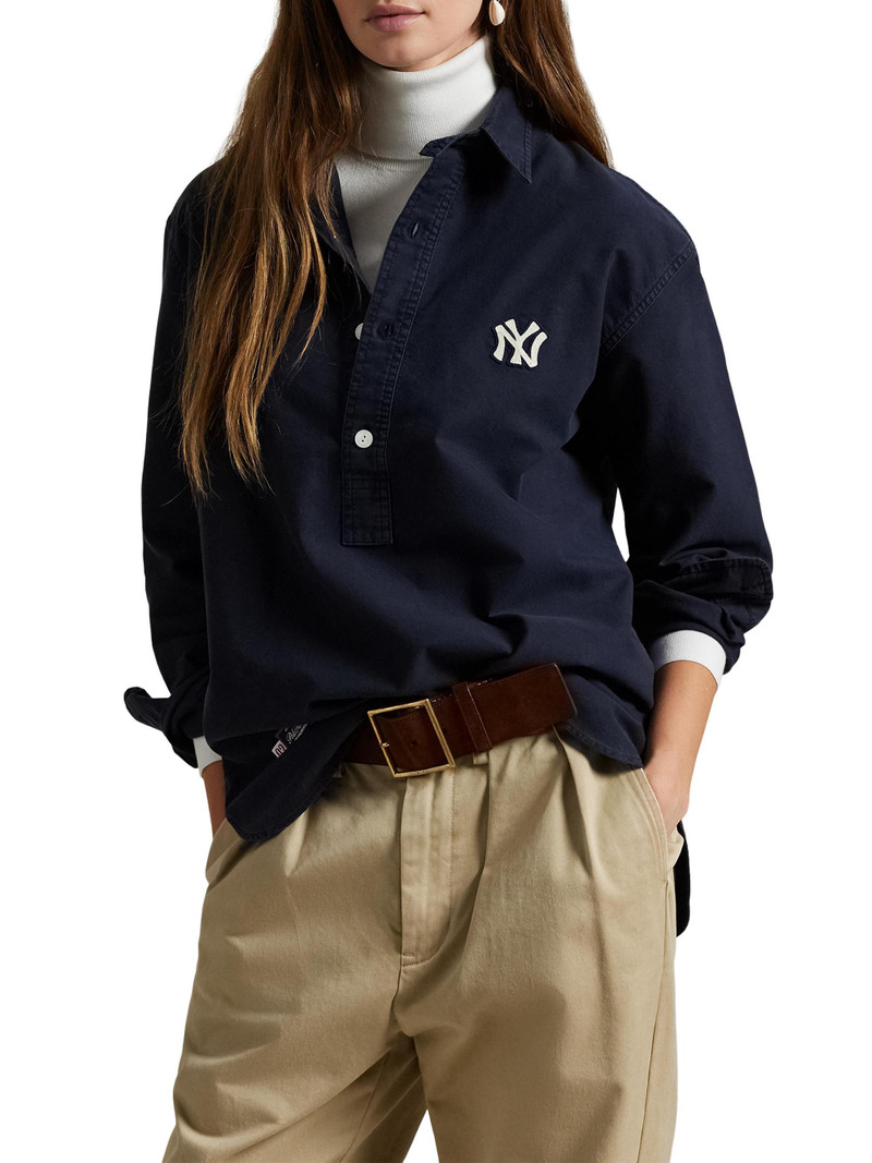 Men's Yankees Oxford Shirt - Aviator Navy 6