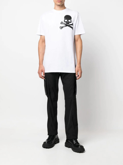 PHILIPP PLEIN skull-motif cotton T-shirt outlook