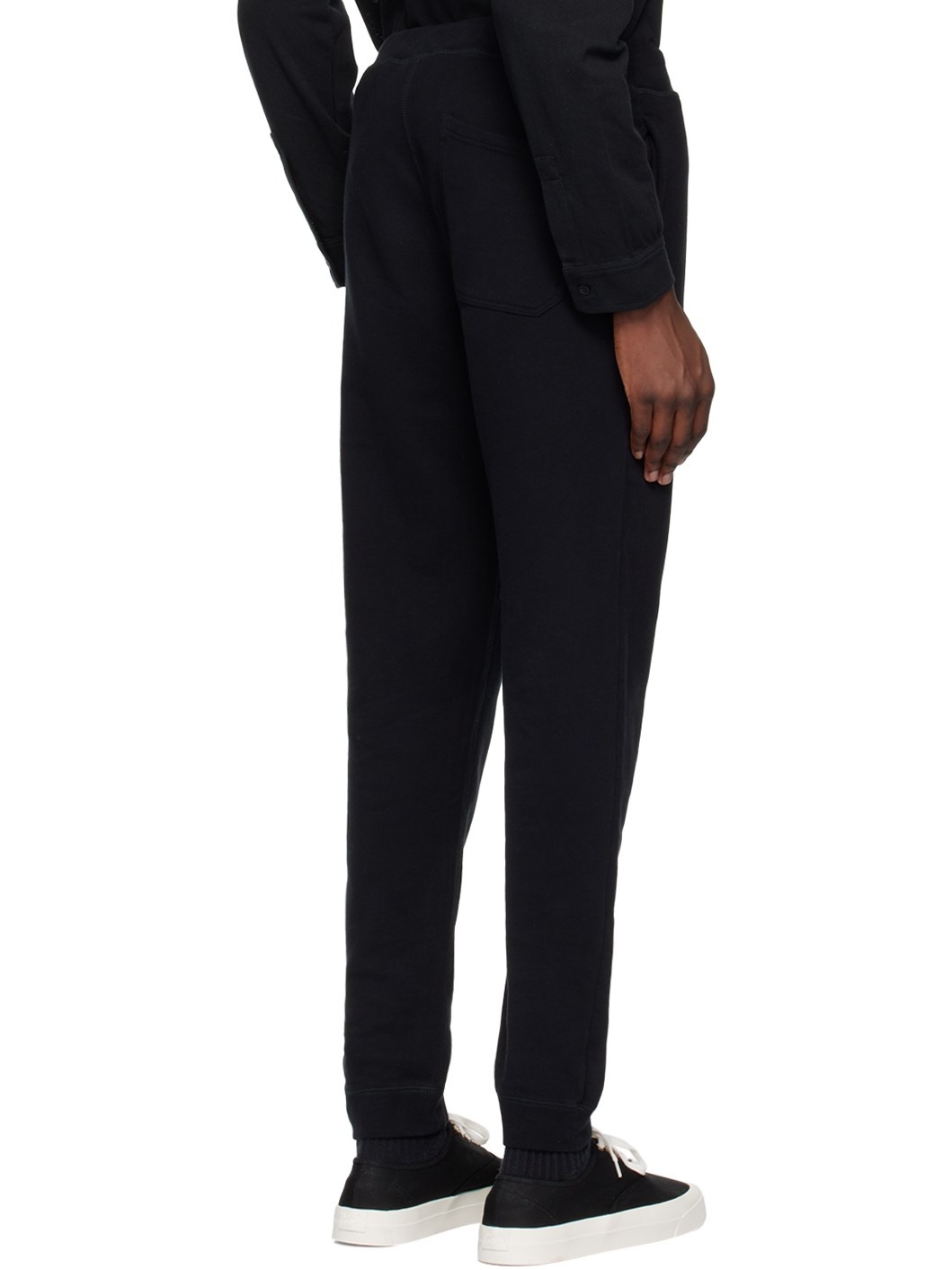 Black Loopback Sweatpants - 3