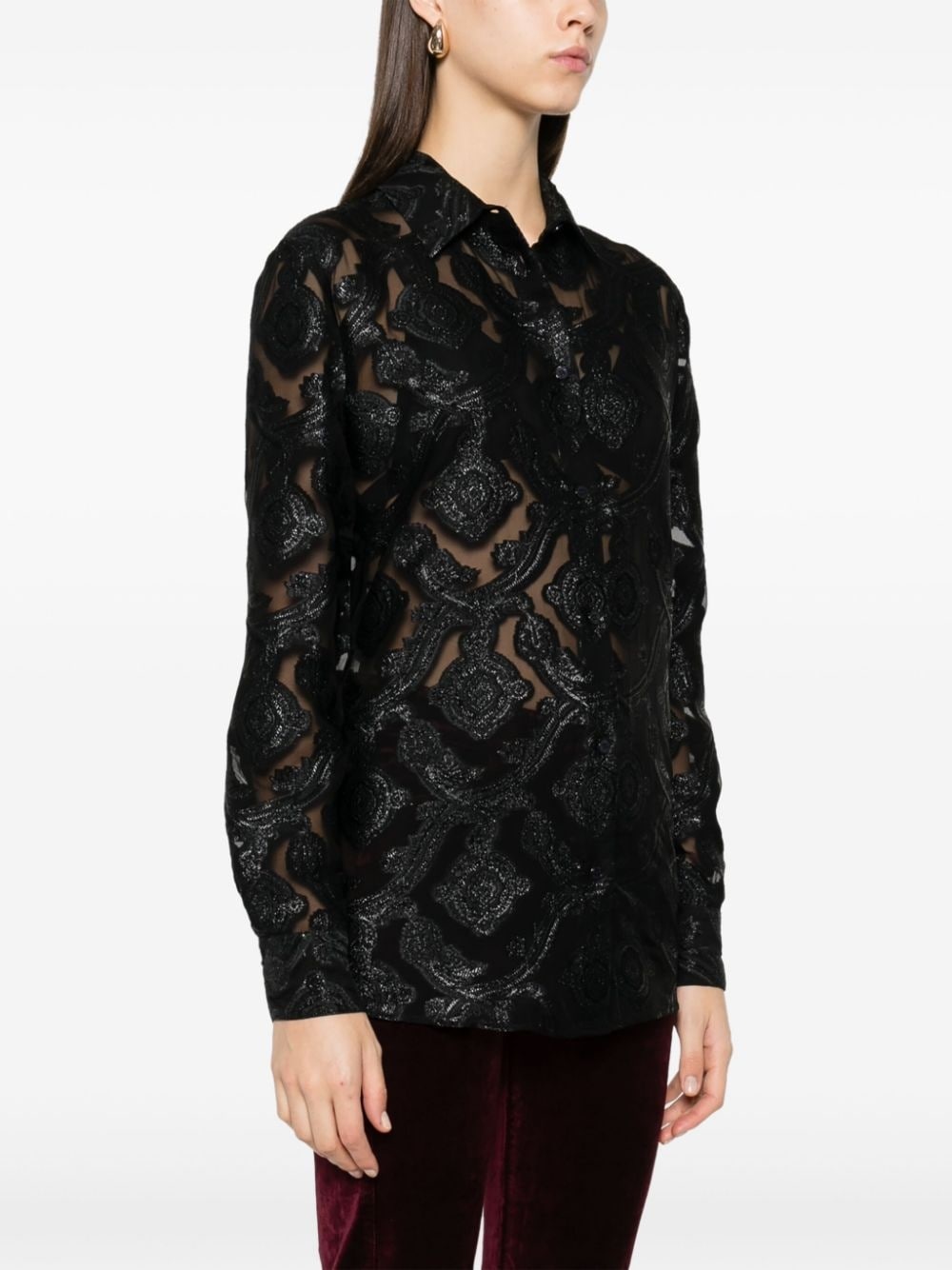 paisley-print shirt - 3