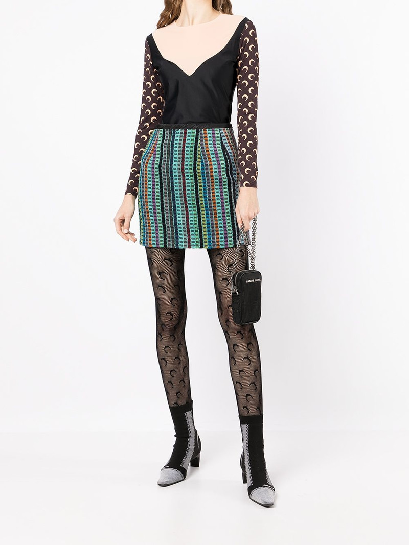 Marine Serre Terry Kitchen Towels mini skirt outlook