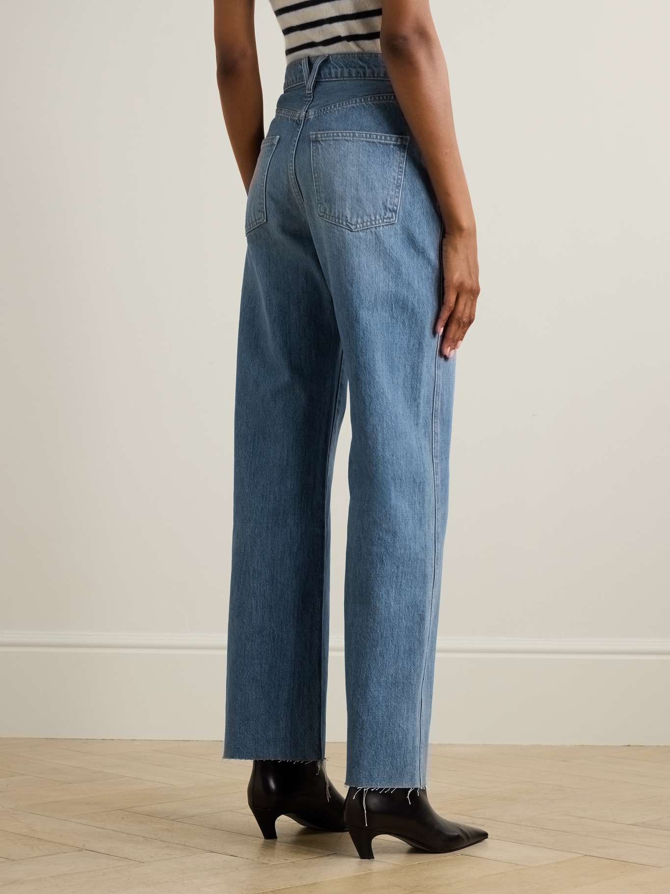 Taylor high-rise wide-leg jeans - 4