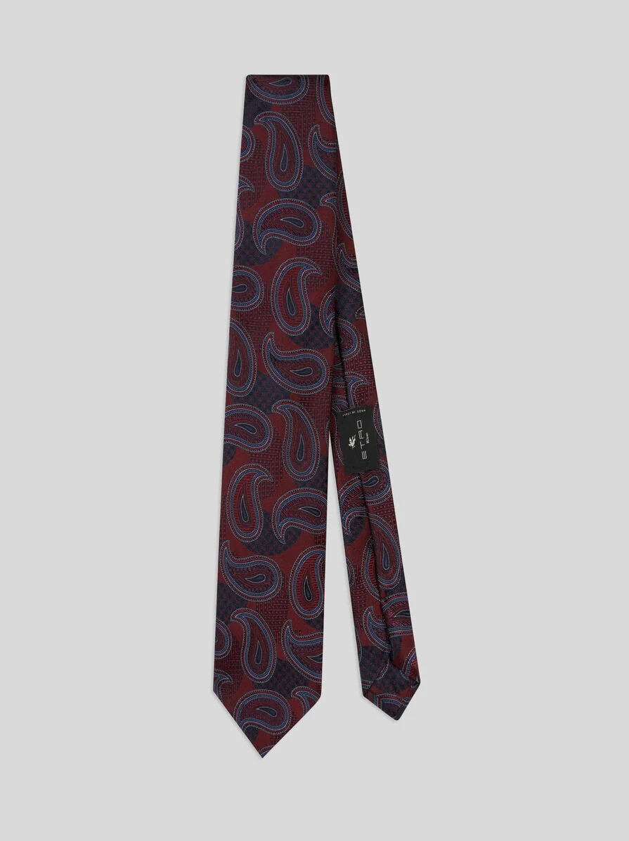 PAISLEY JACQUARD TIE - 1