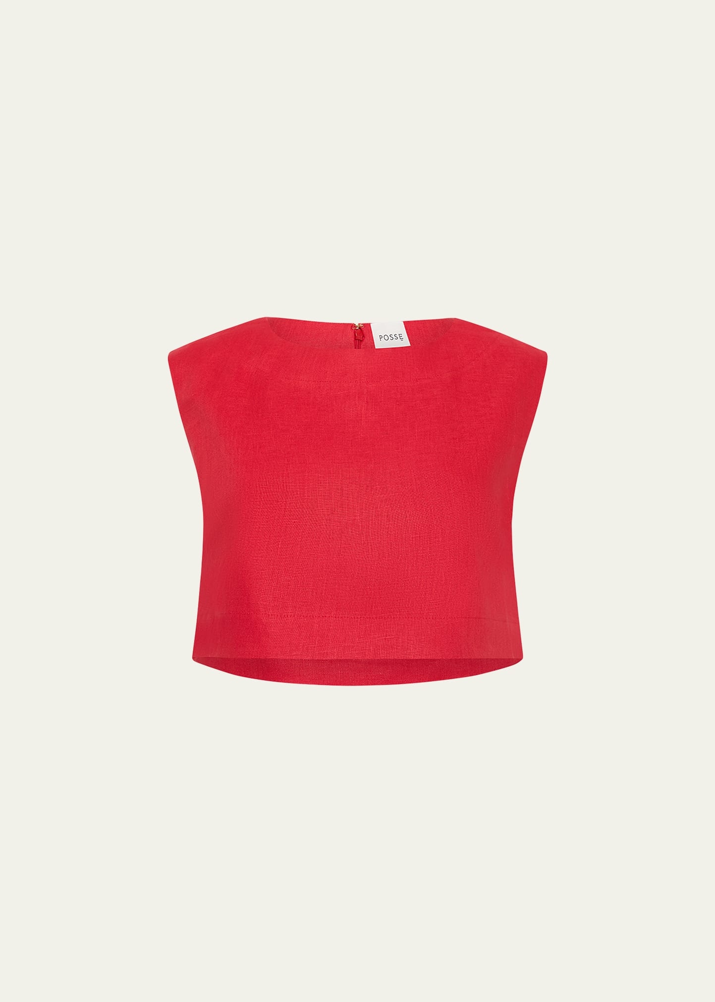 Martina Linen Crop Top - 1
