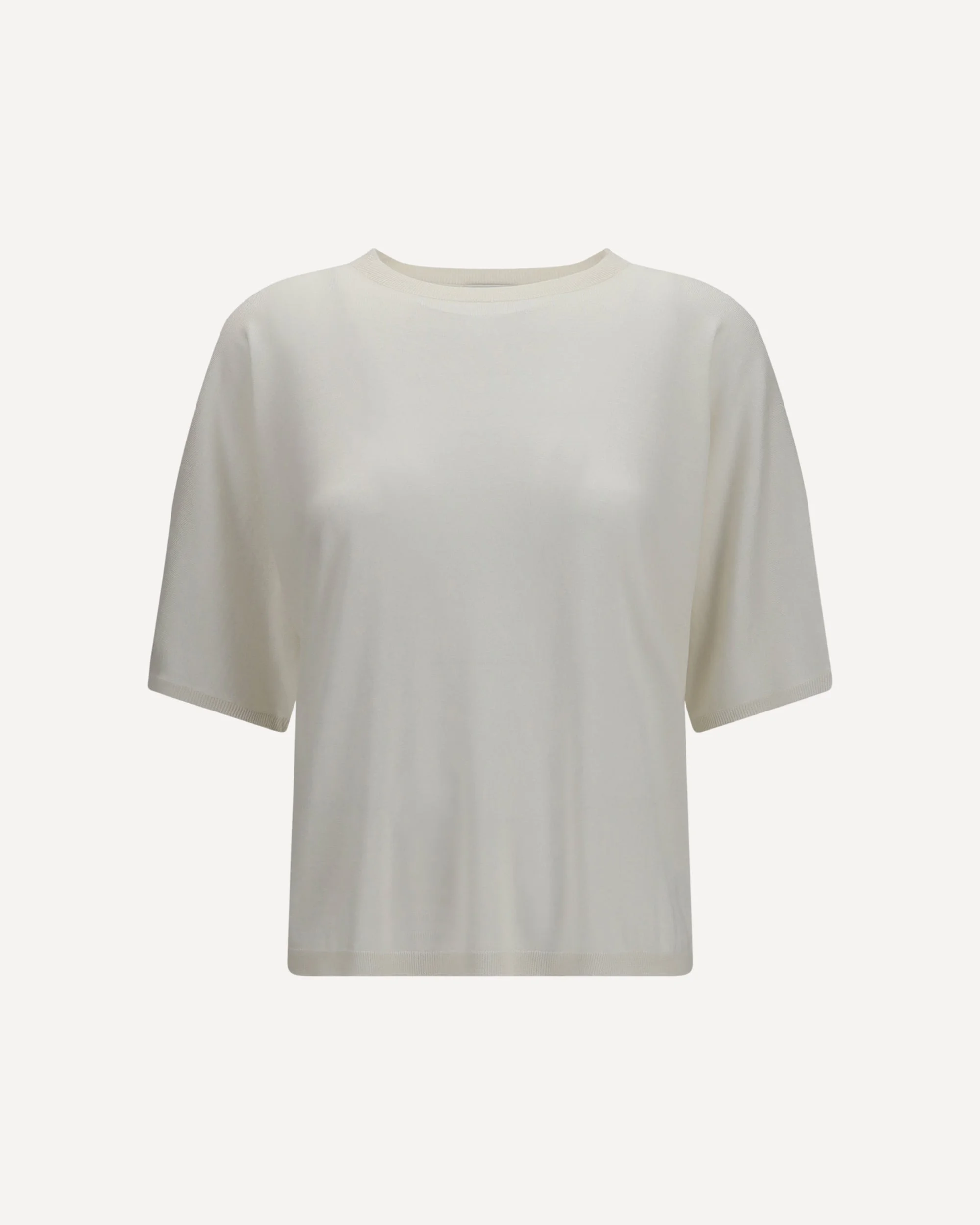 Short-sleeve cashmere and silk Sweater - 1