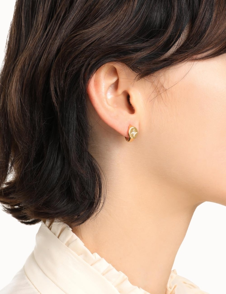 SIGNET MINI EARRING - 2