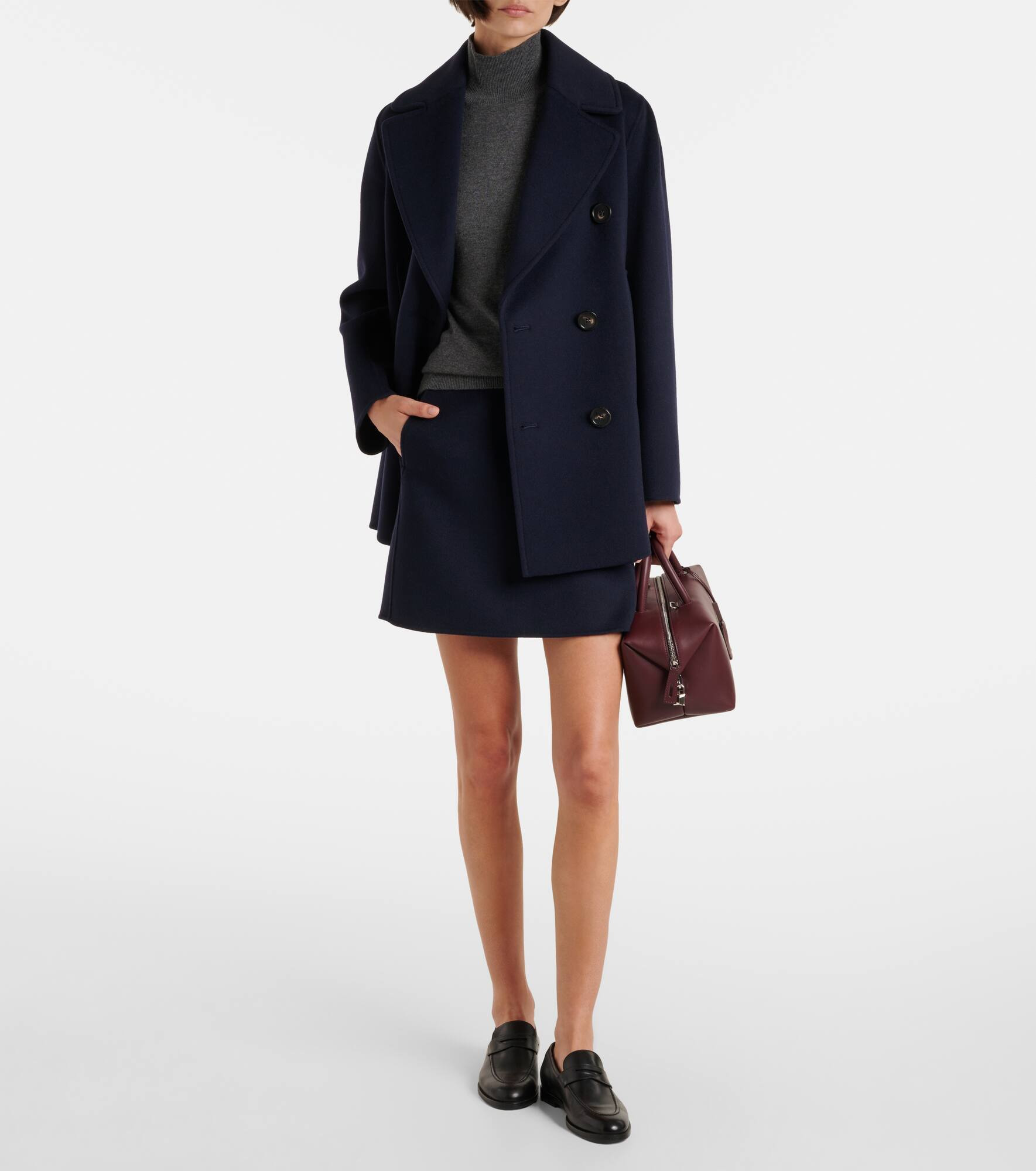 Virgin wool pencil skirt - 2