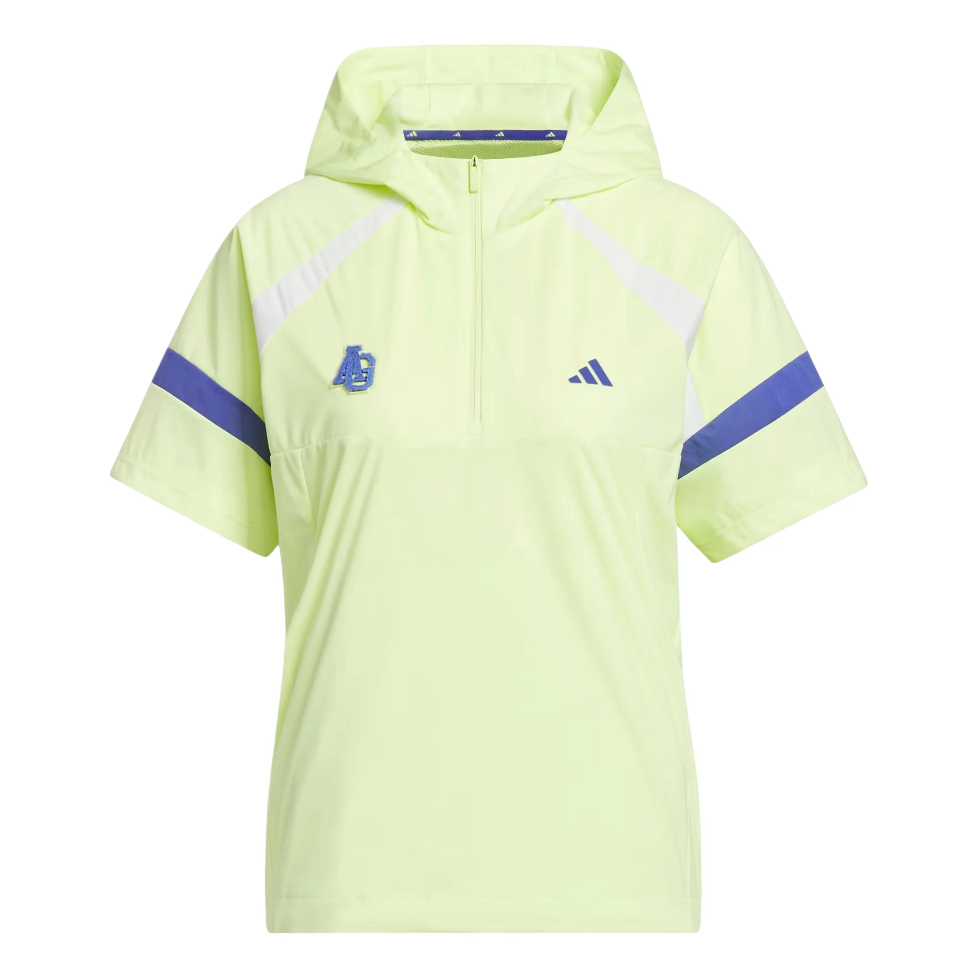 (WMNS) adidas Half-Zip Hooded Anorak Jacket Asia Sizing 'Semi Frozen Lemon' KG2172 - 1