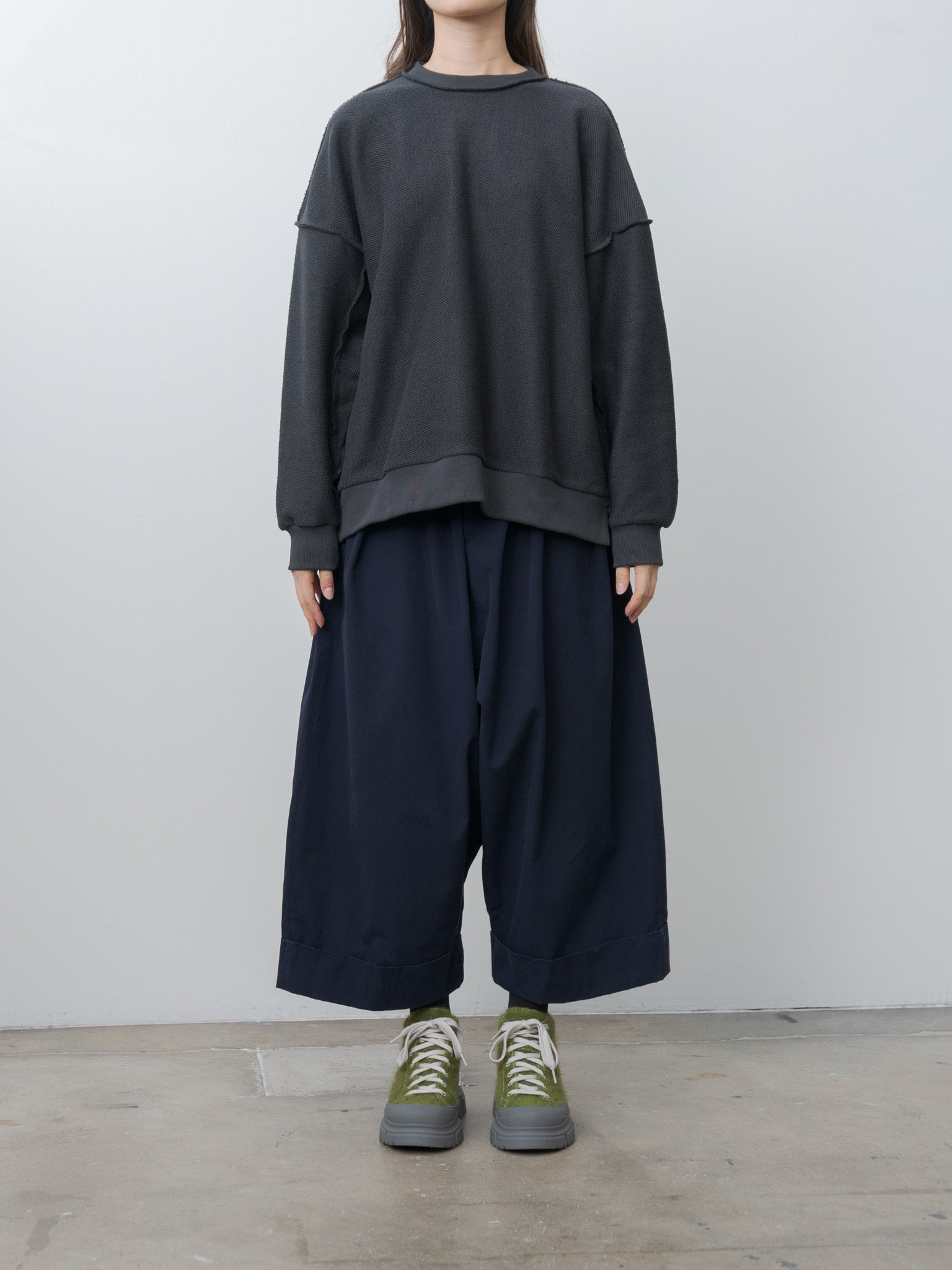 The Mechanic Jumper - Loopback Twill Charcoal - 2