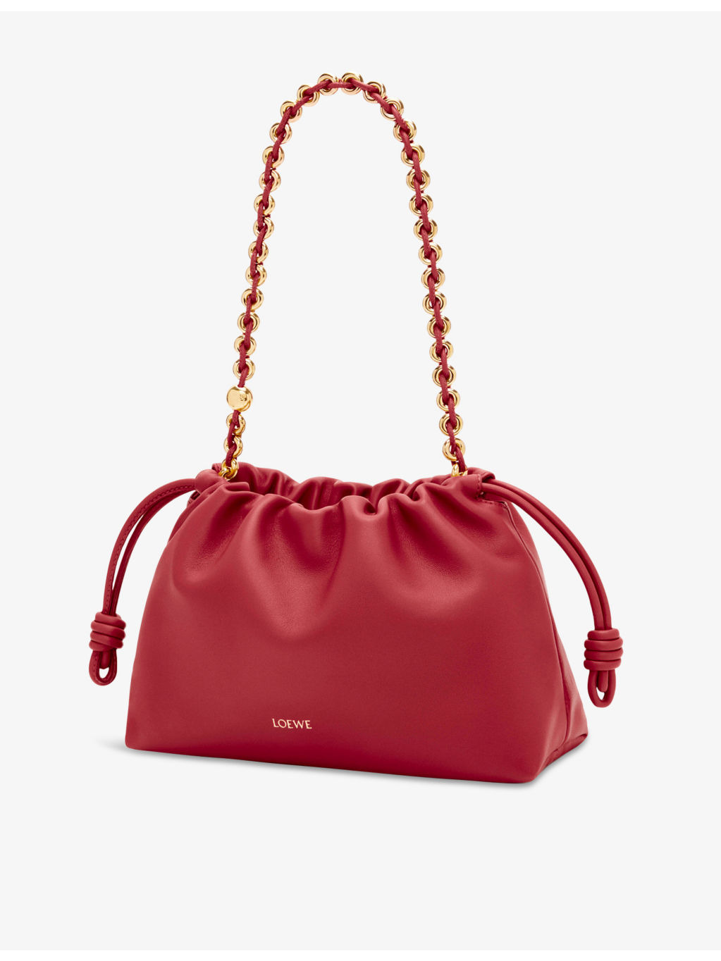 Flamenco Medium Leather Clutch Bag - 8