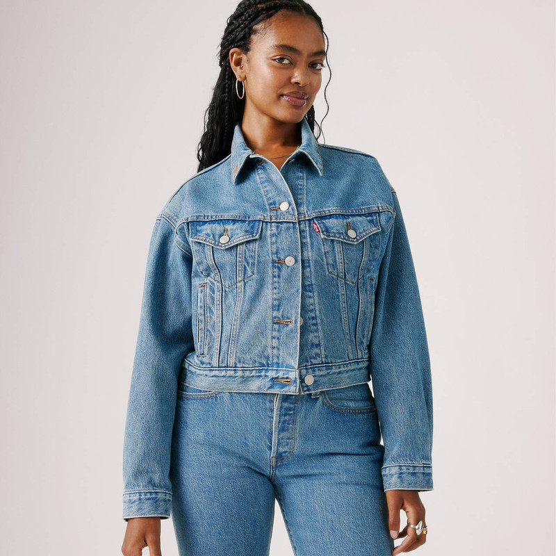 Levi's BEYONCÉ X LEVI’S® TRUCKER JACKET outlook