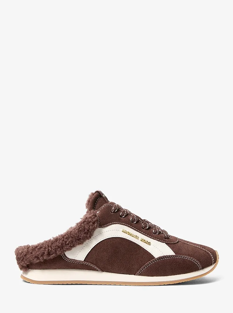 Avi Faux Shearling Trim Slip-On Sneaker - 1