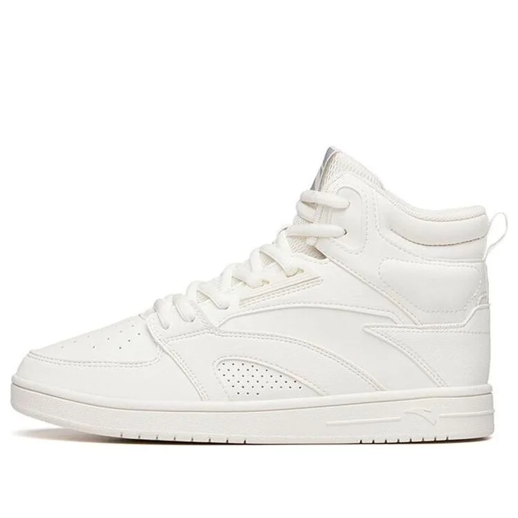 (WMNS) ANTA Skateboarding Series Sneakers High 'Ivory' 122138071-1 - 1