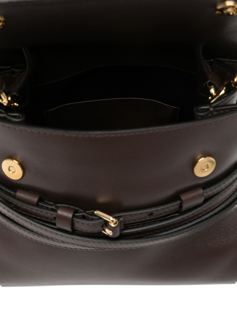 buckle leather mini bag 5