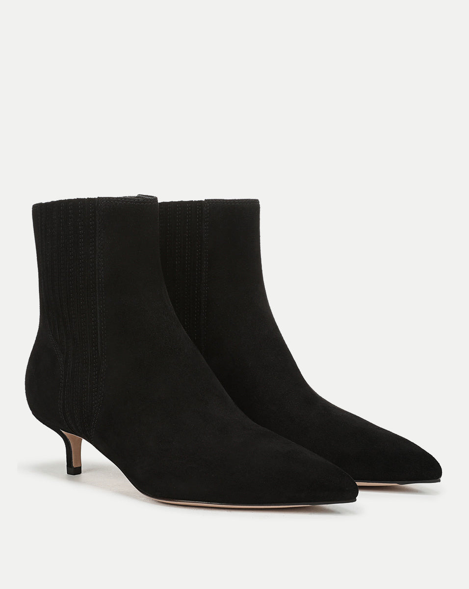 LISA KITTEN-HEEL BOOTIE - 3