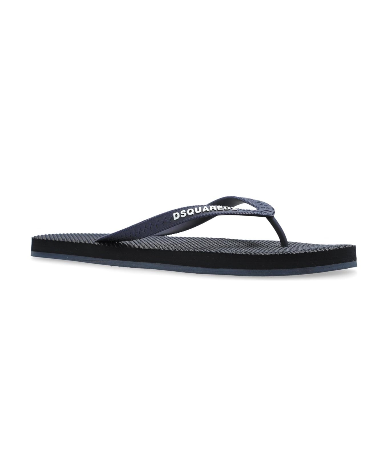 Dsquared2 Rubber Slides With Logo - 4