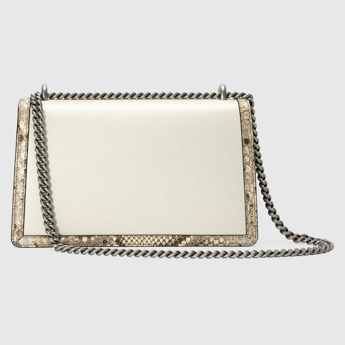 Dionysus small shoulder bag with python trim - 3