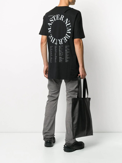 11 by Boris Bidjan Saberi logo-print cotton T-shirt outlook