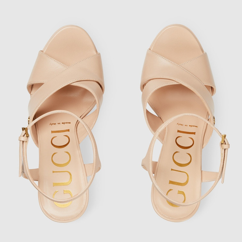 GUCCI Women's platform sandal outlook