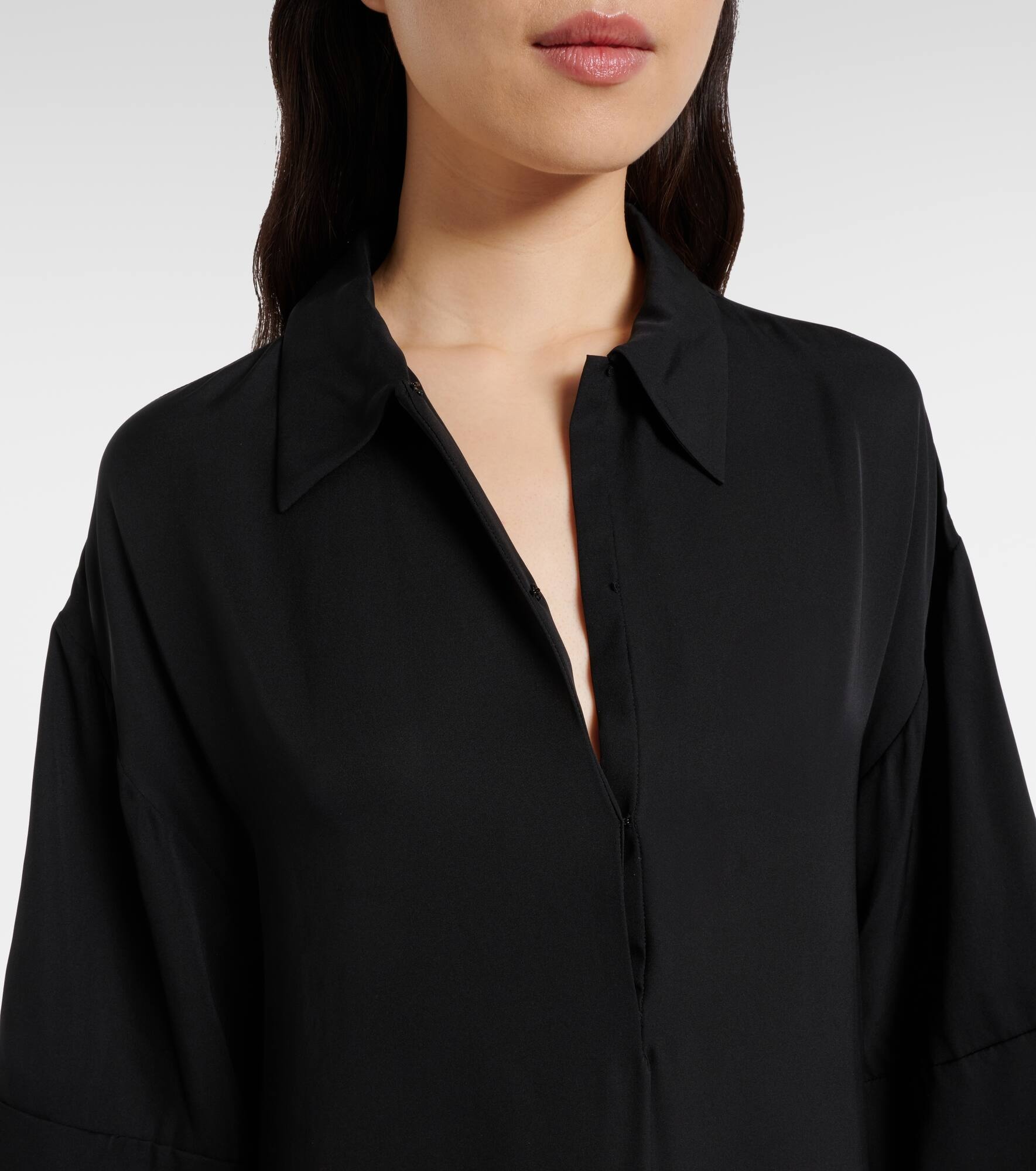 Eveline silk shirt dress - 4