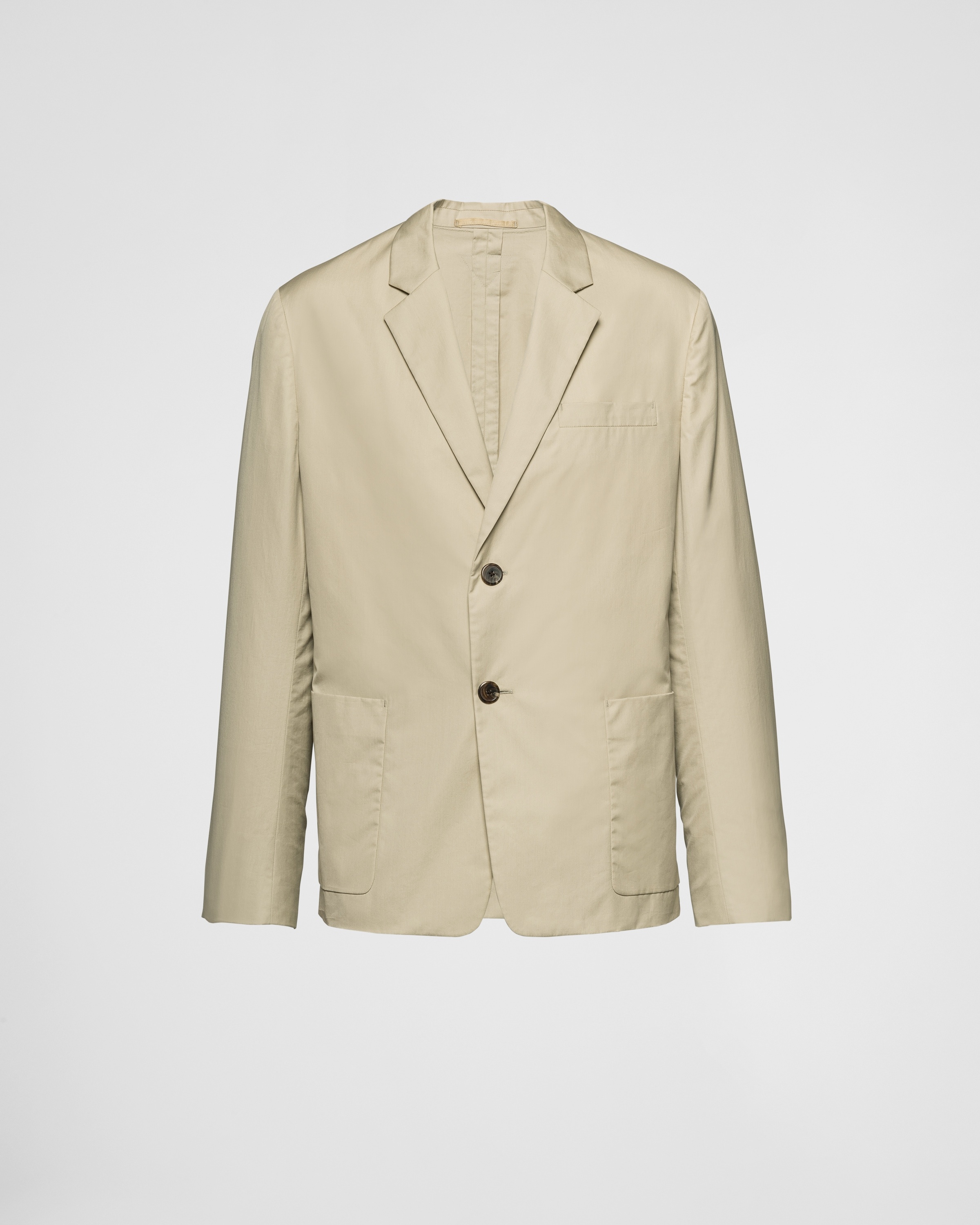 Single-breasted cotton jacket - 1