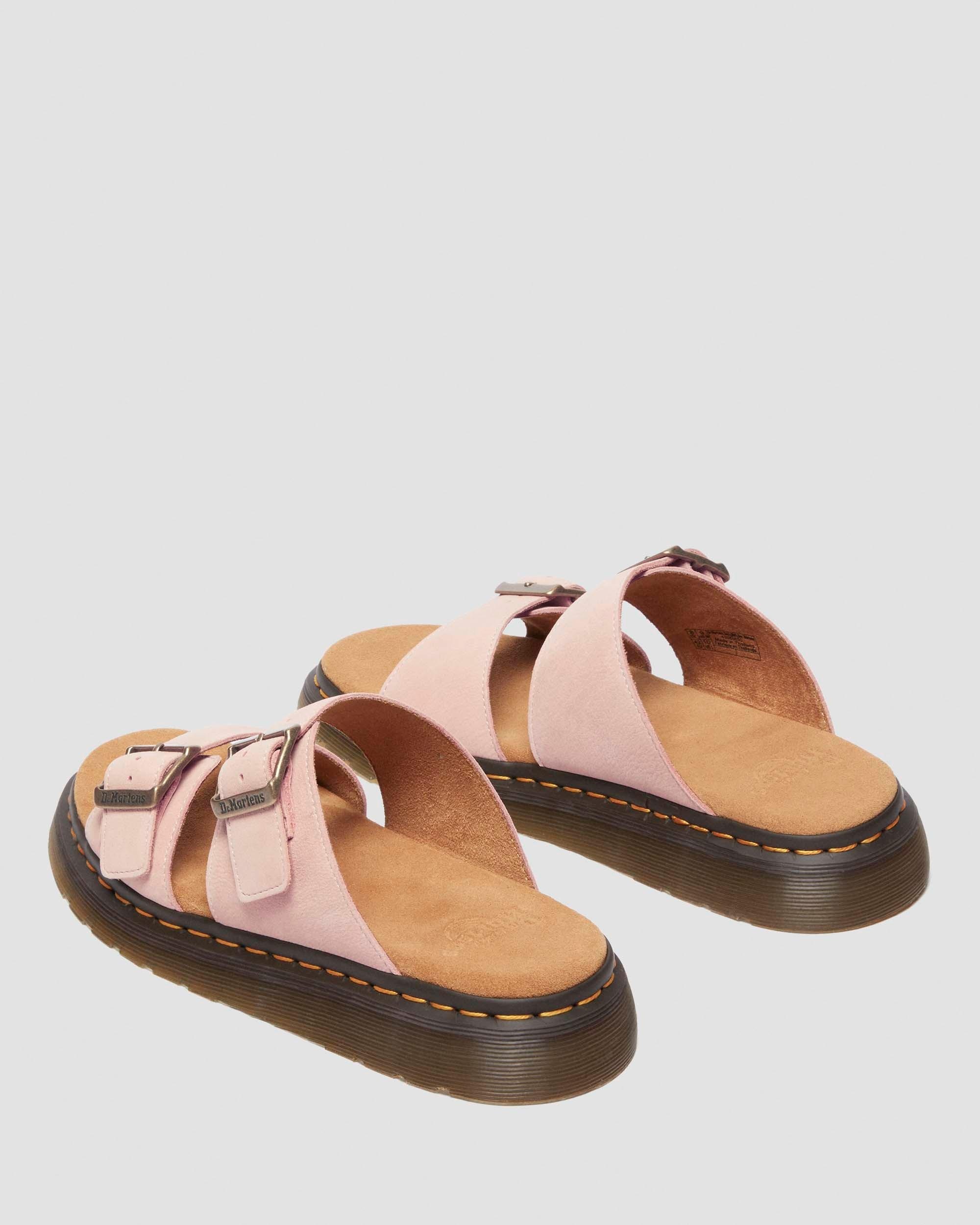 Josef Nubuck Leather Slide Sandals - 9