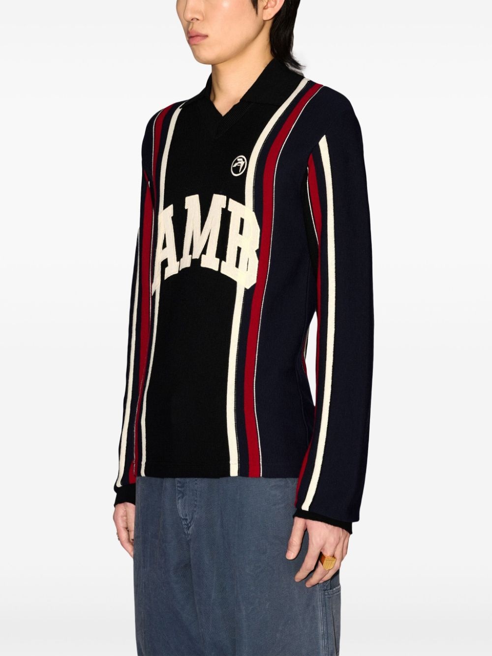logo-embroidered jumper - 4