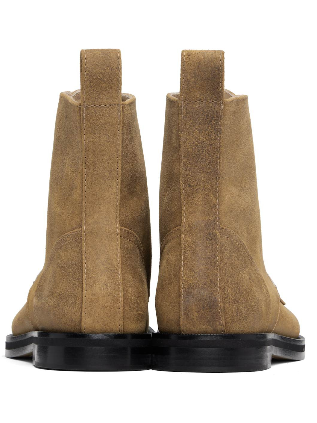 Tan Loafer Boots - 2