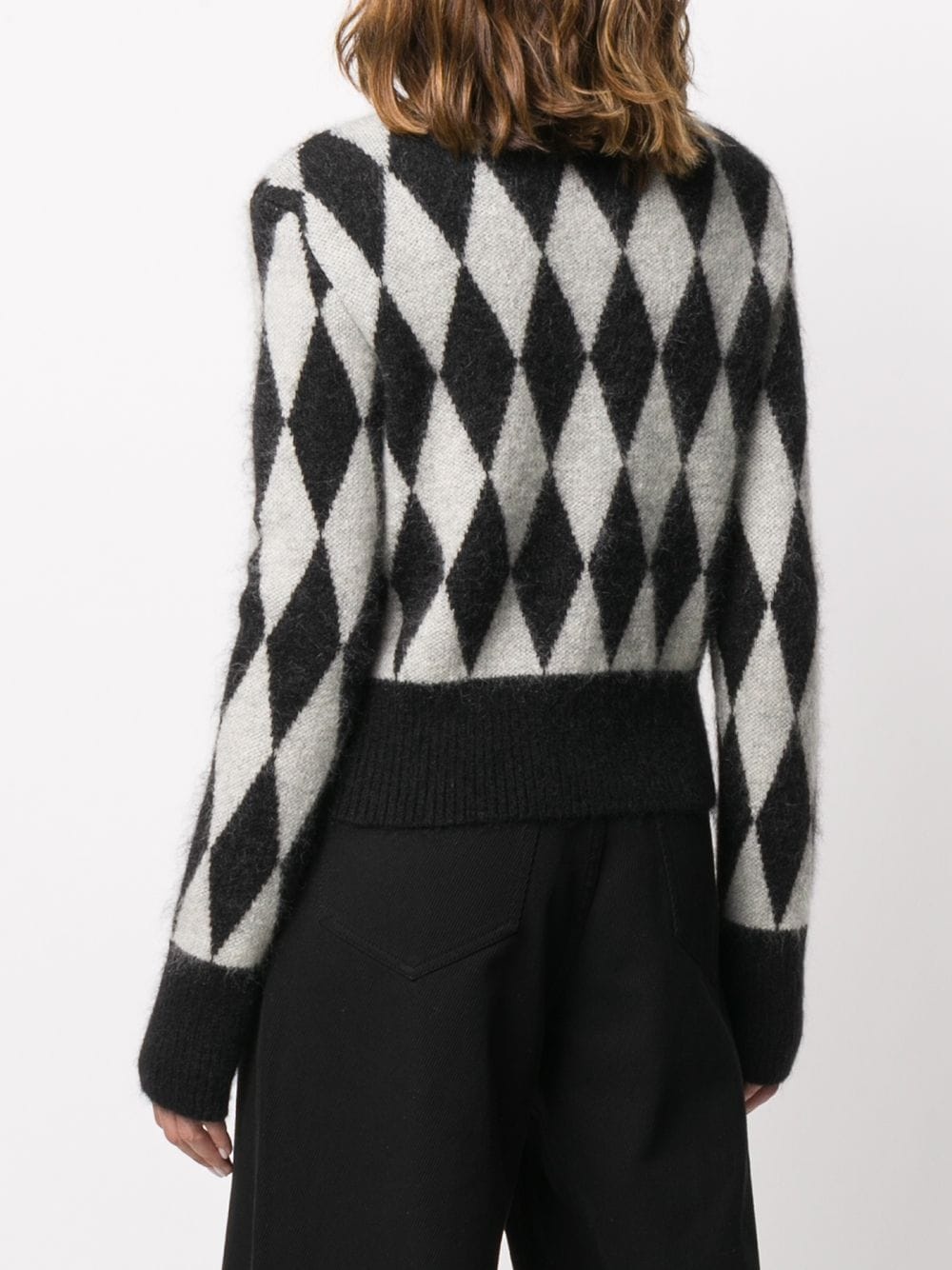 argyle intarsia jumper - 4