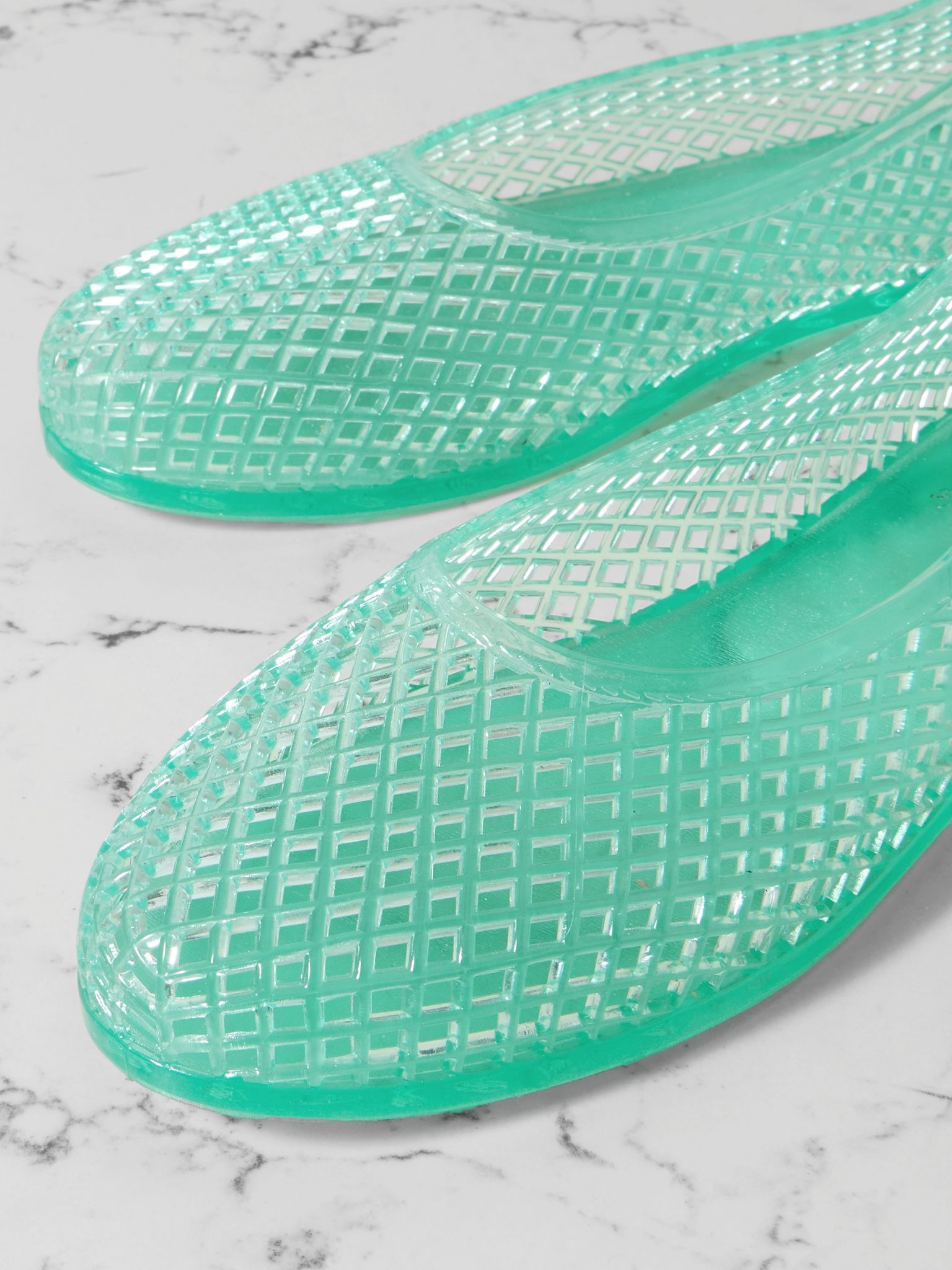 Iro PVC ballet flats Turquoise - 4