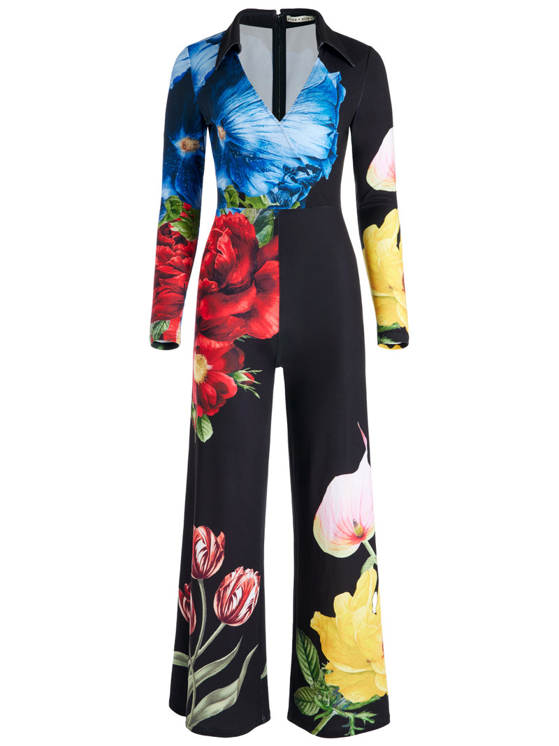 MELINDA WIDE LEG WRAP JUMPSUIT 1