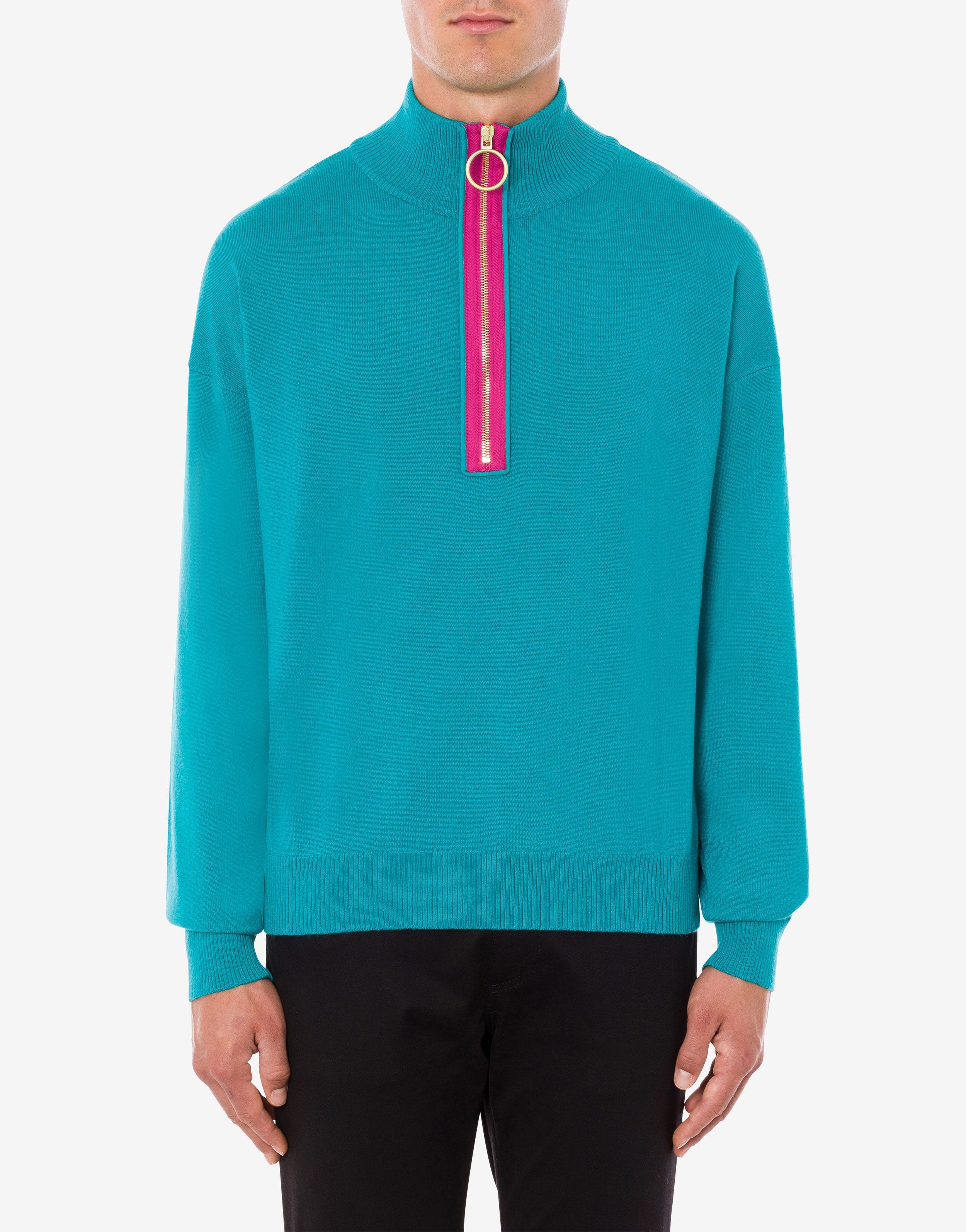 RING PULLER POLO-NECK SWEATER - 2