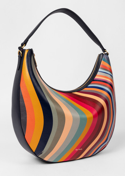 Paul Smith Women's 'Swirl' Leather Medium Round Hobo Bag outlook