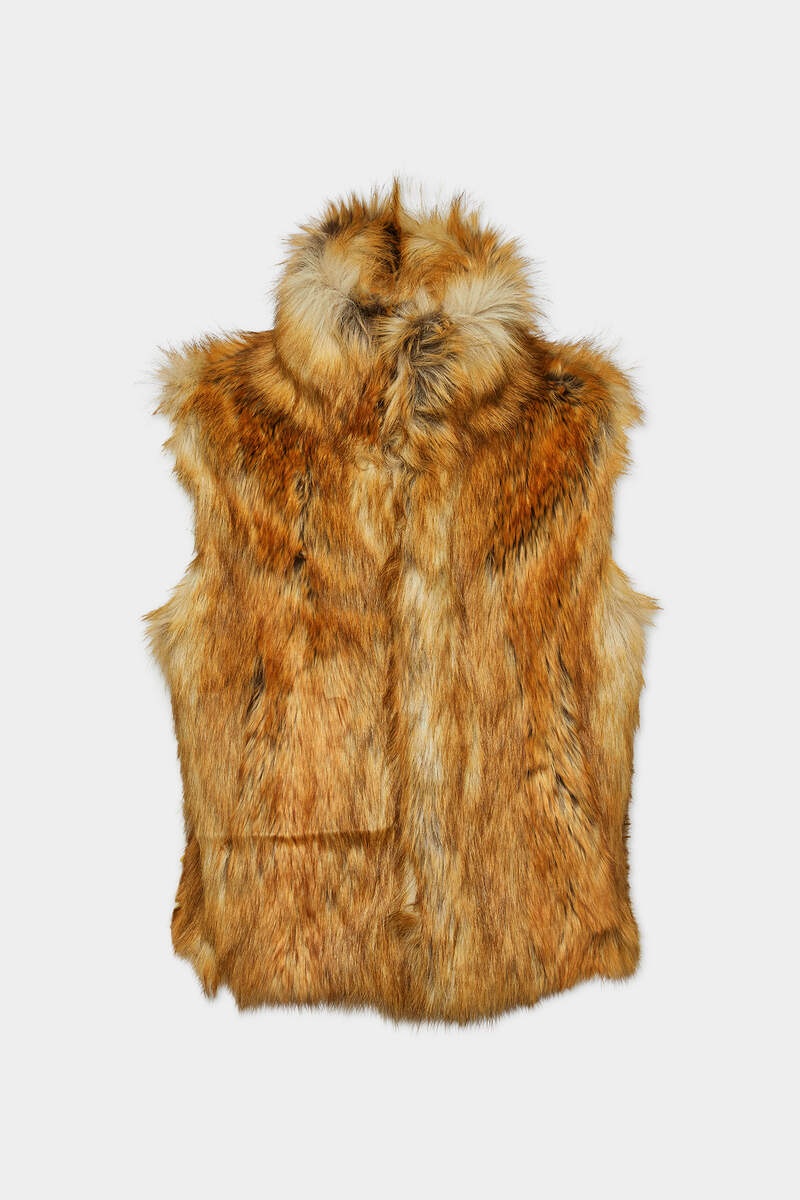 FAUX FUR VEST - 1