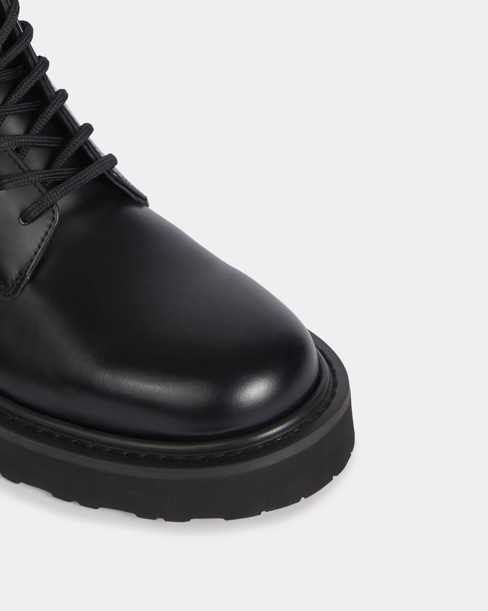 'KENZO Ukio' leather lace up boots - 4