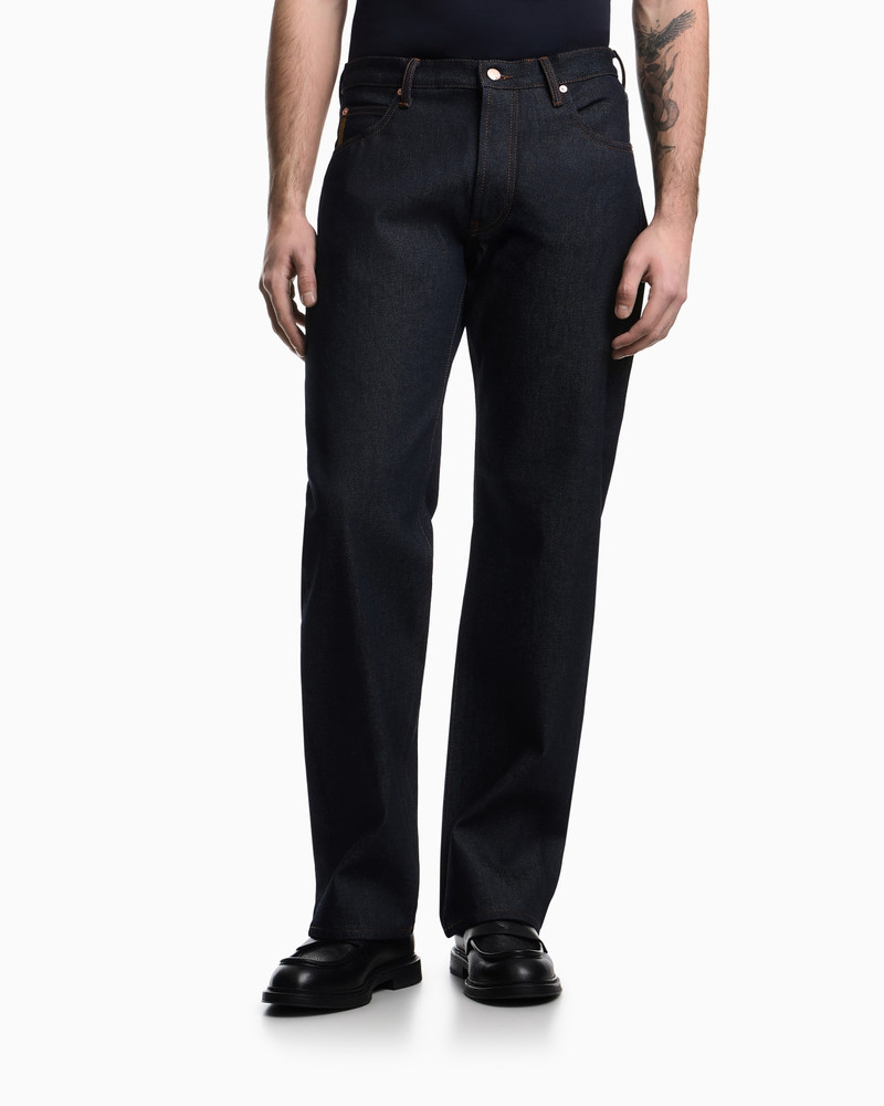 EMPORIO ARMANI ARMANI JEANS J70 LOOSE-FIT DENIM JEANS outlook