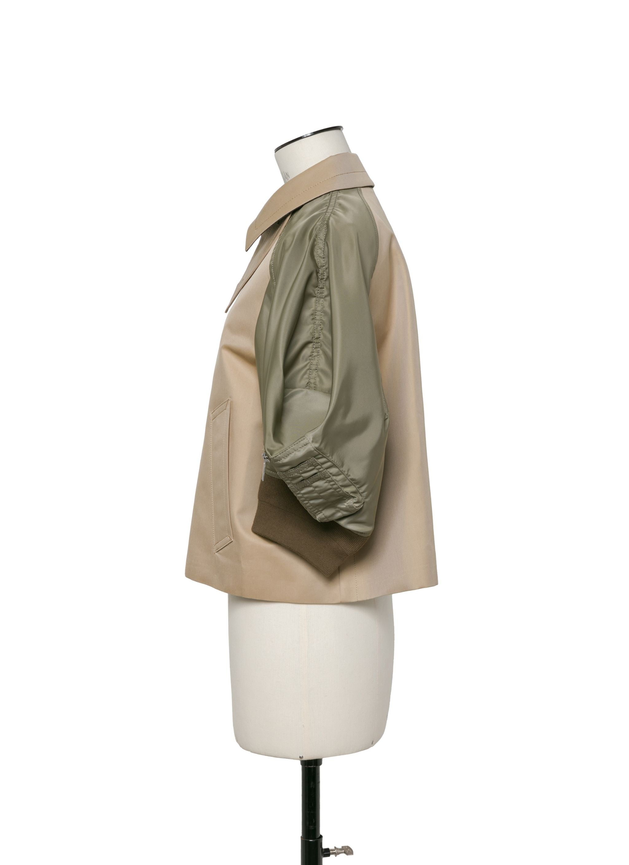 Cotton Gabardine x Nylon Twill Jacket - 3