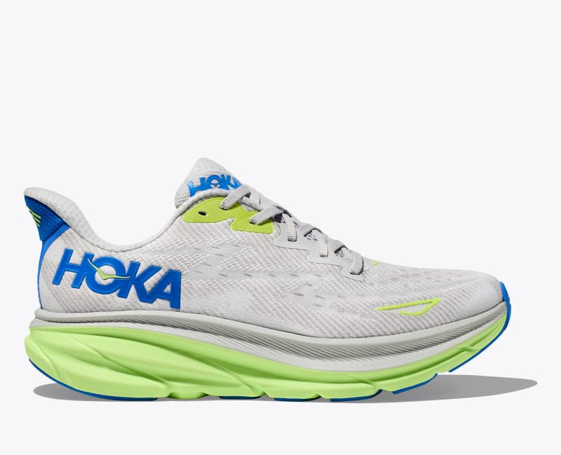 Men's Clifton 9 Shoes in Stardust/Electric Cobalt - 1
