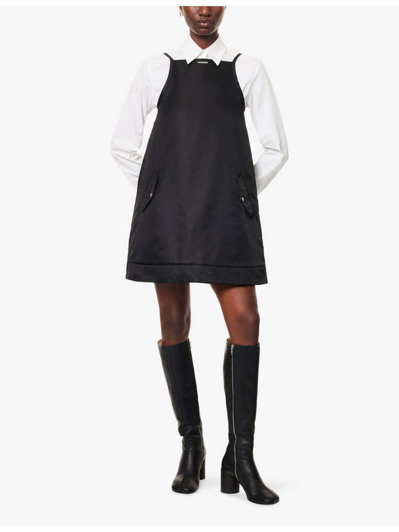 We11done Relaxed-Fit Sleeveless Shell Mini Dress outlook