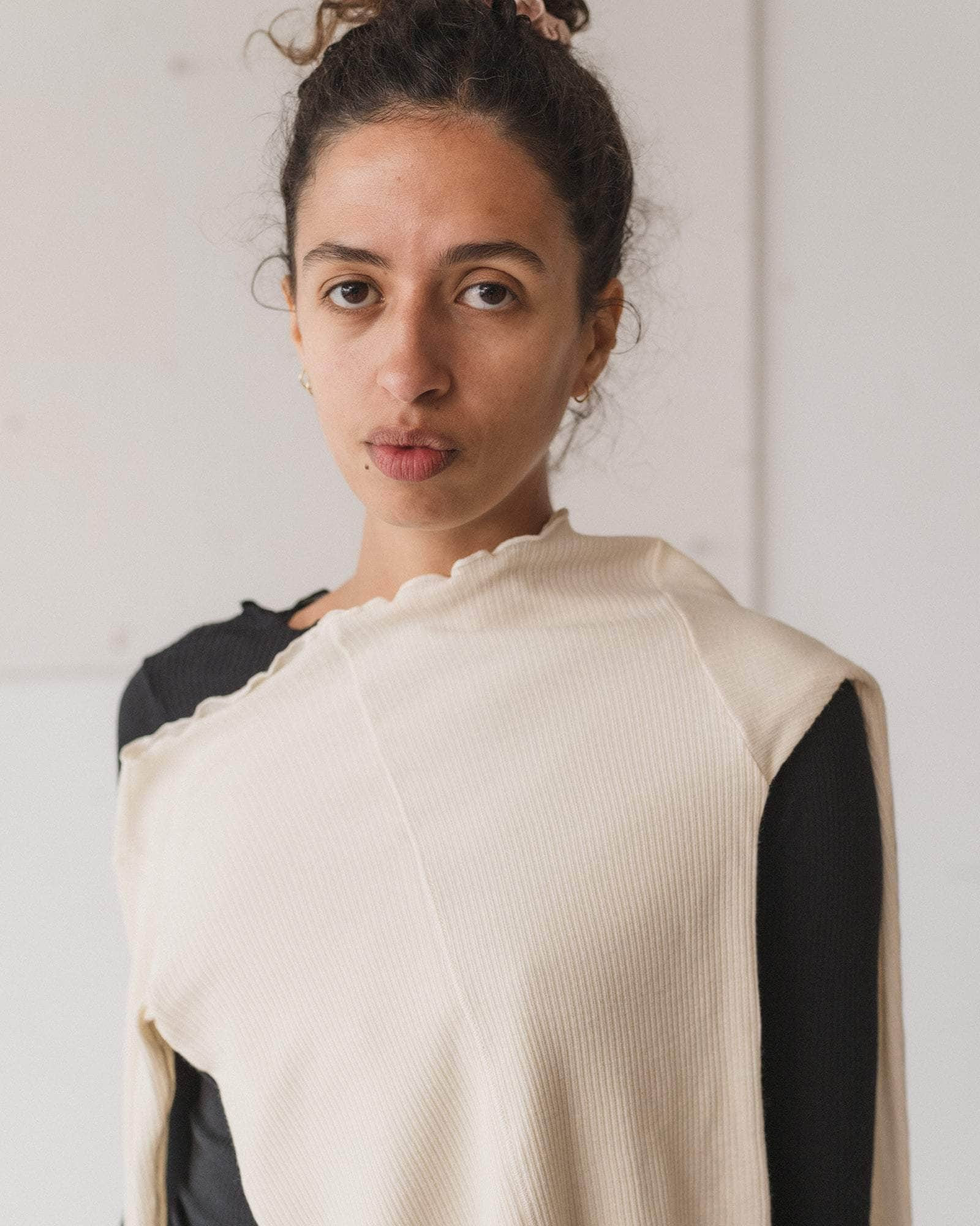 Pack - 2 Pama Long Sleeve Tee - Fine Organic Cotton Rib - 3