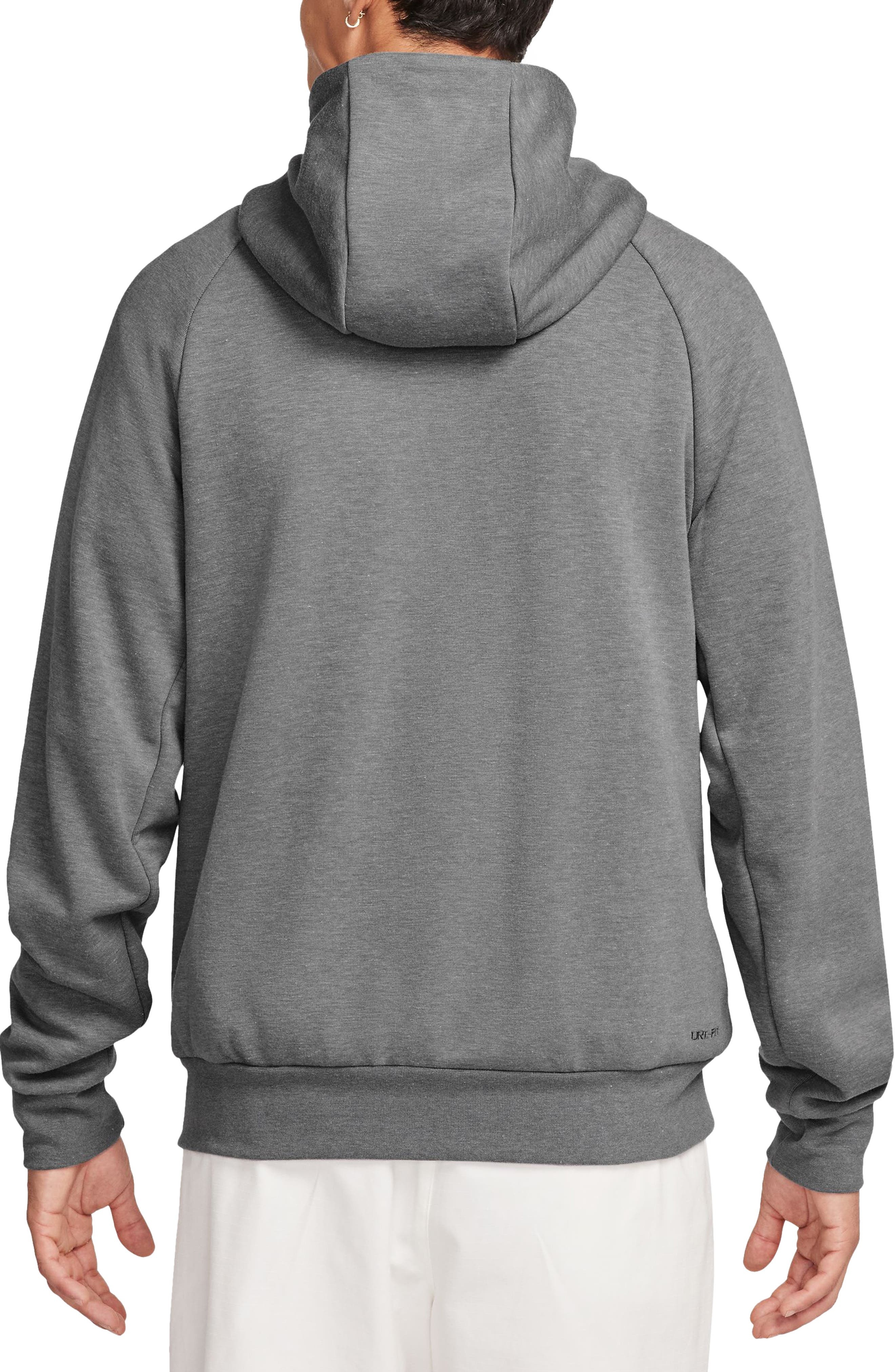 Nike Primary Dri-FIT Full Zip Hoodie in Cool Grey/Heather at Nordstrom - 2