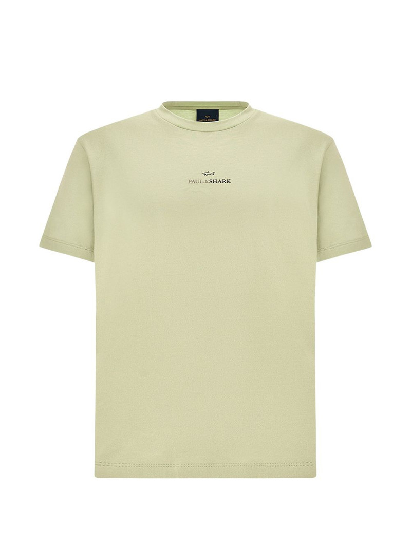 logo-print cotton jersey T-shirt 1