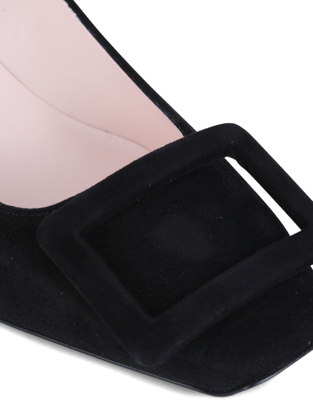 45mm buckle-embellished square-toe pumps - 4