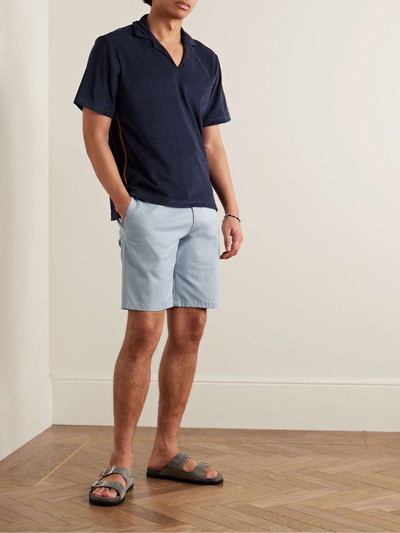 Paul Smith Straight-Leg Organic Cotton-Blend Twill Shorts outlook