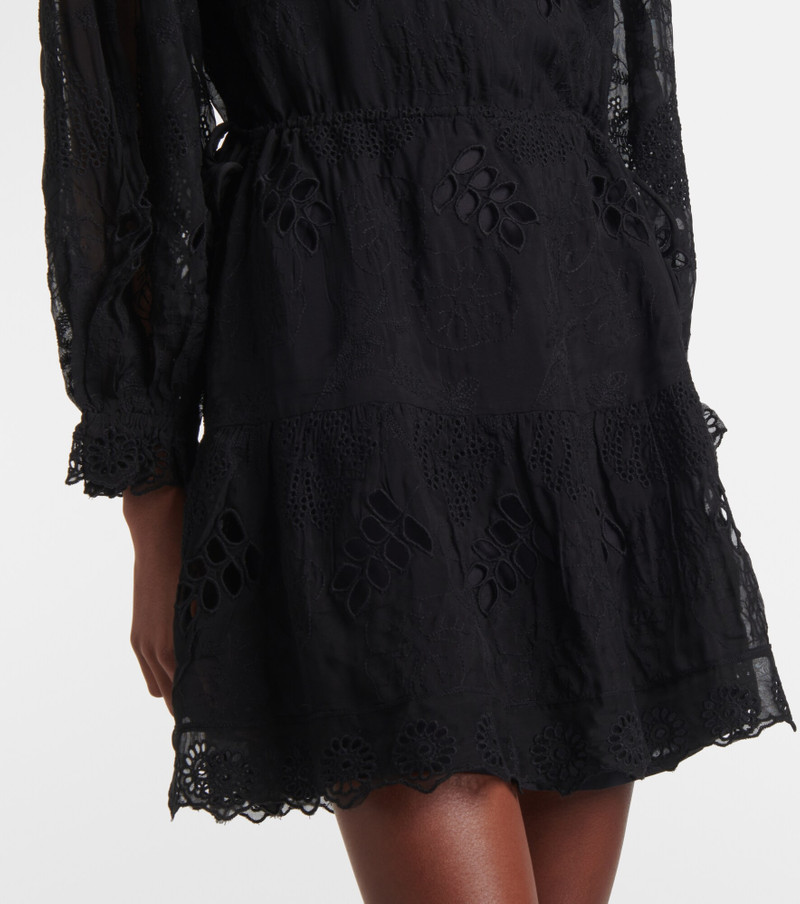 Floral organza minidress 5