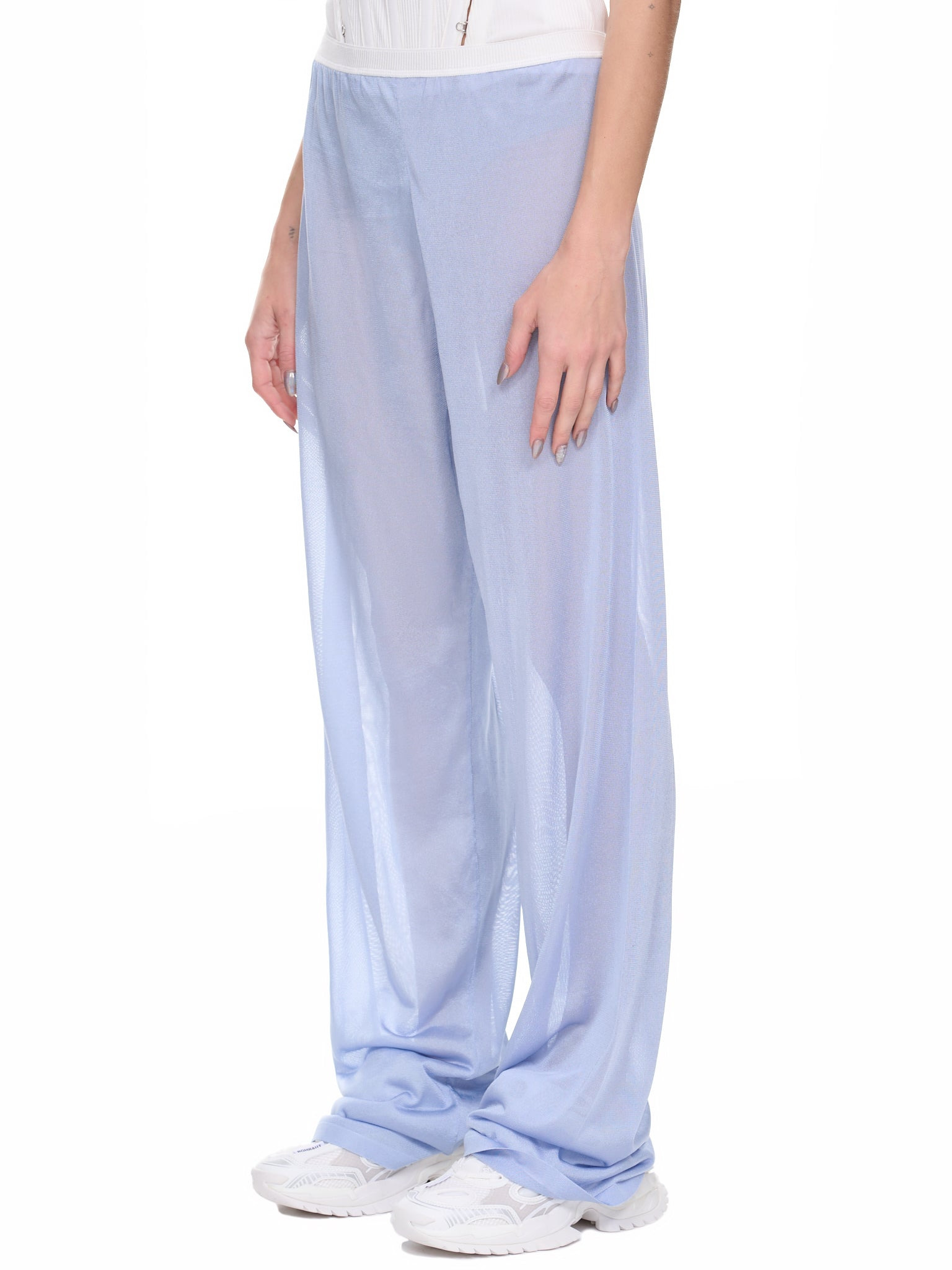 Metallic Knit Pants - 2