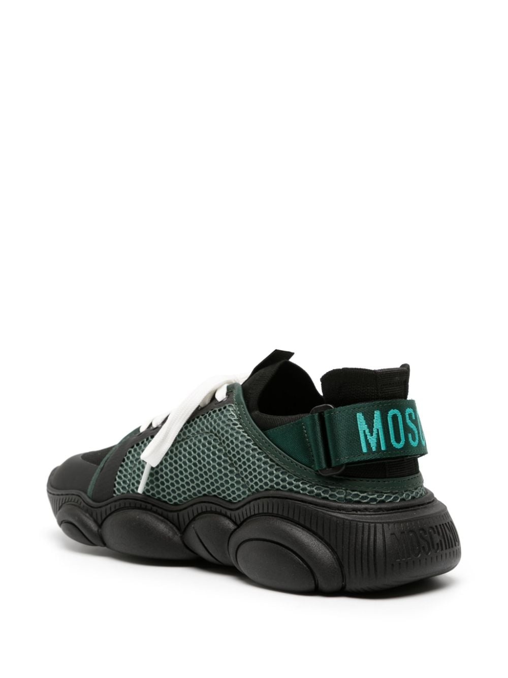 Bear-motif mesh-panel sneakers - 3