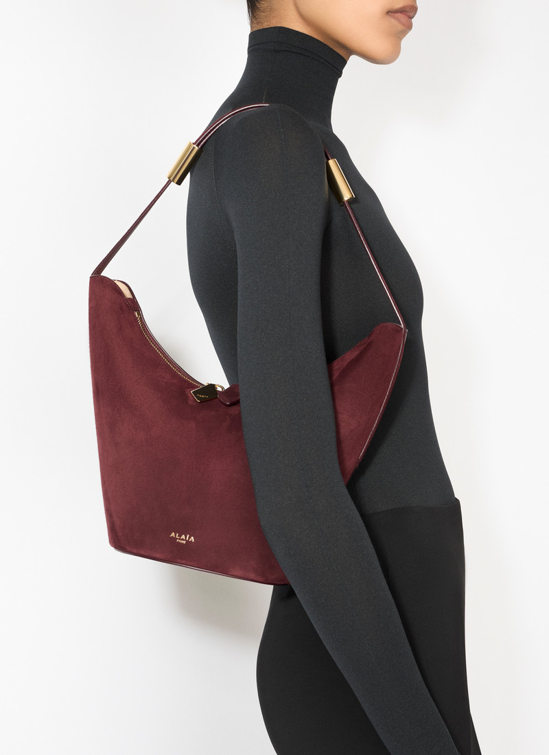 Alaïa SHAPE SMALL BAG IN SUEDE GOATSKIN AND CALFSKIN outlook
