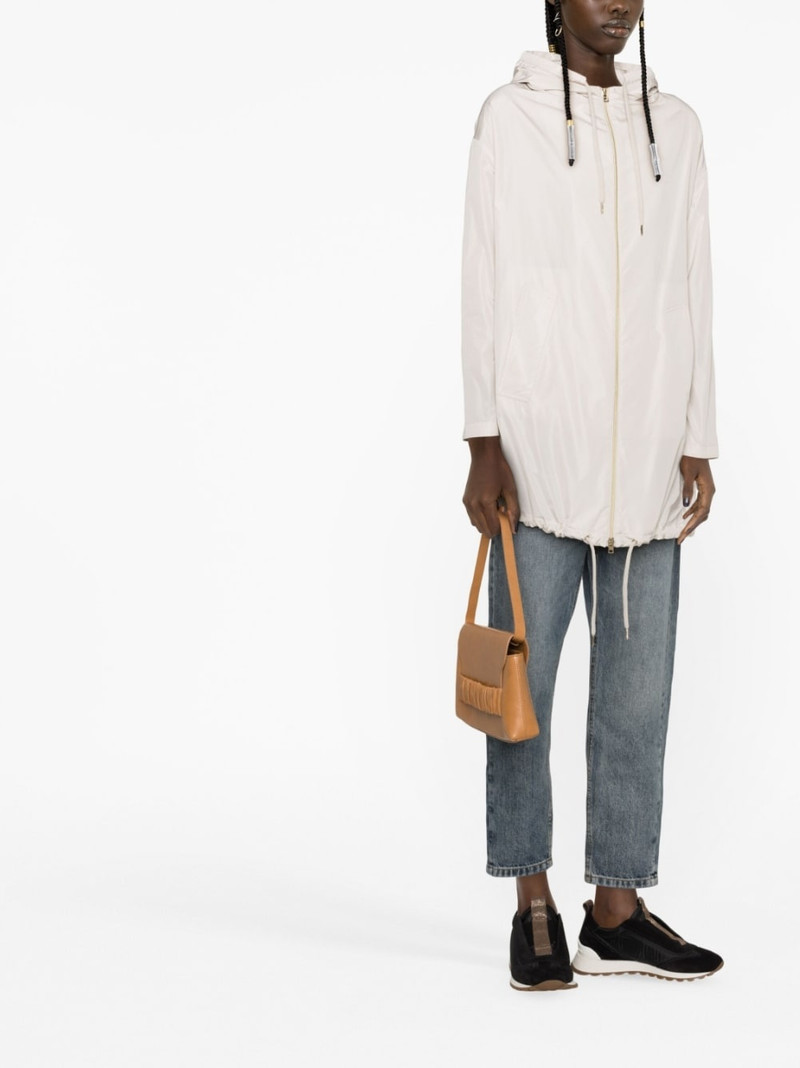 Herno techno taffeta parka coat outlook