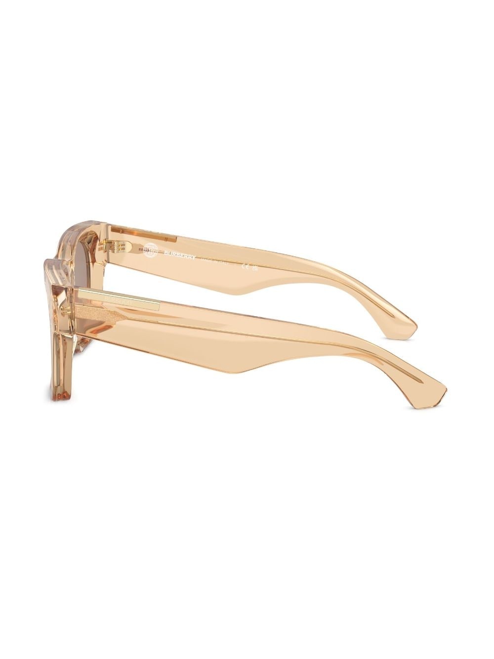 transparent wayfarer-frame sunglasses - 3